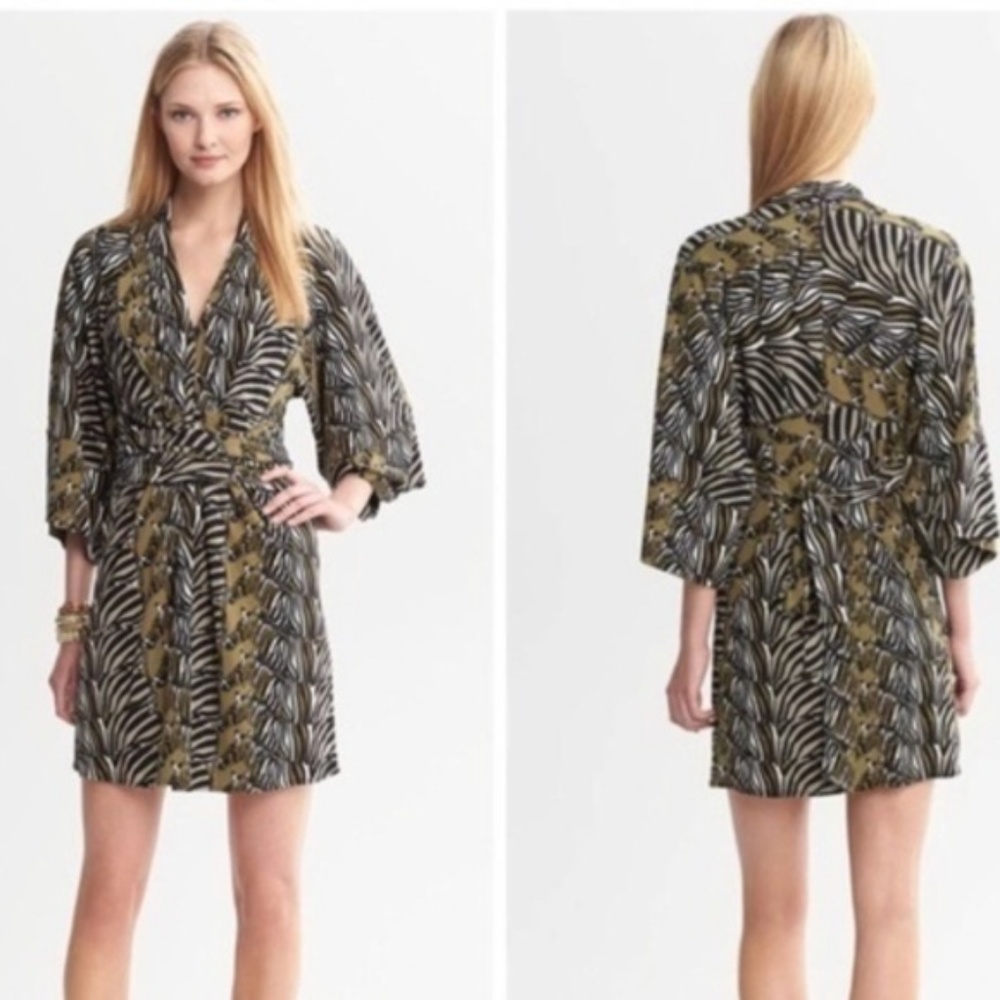 Banana Republic Issa‎ London Zebra Kimono Dress